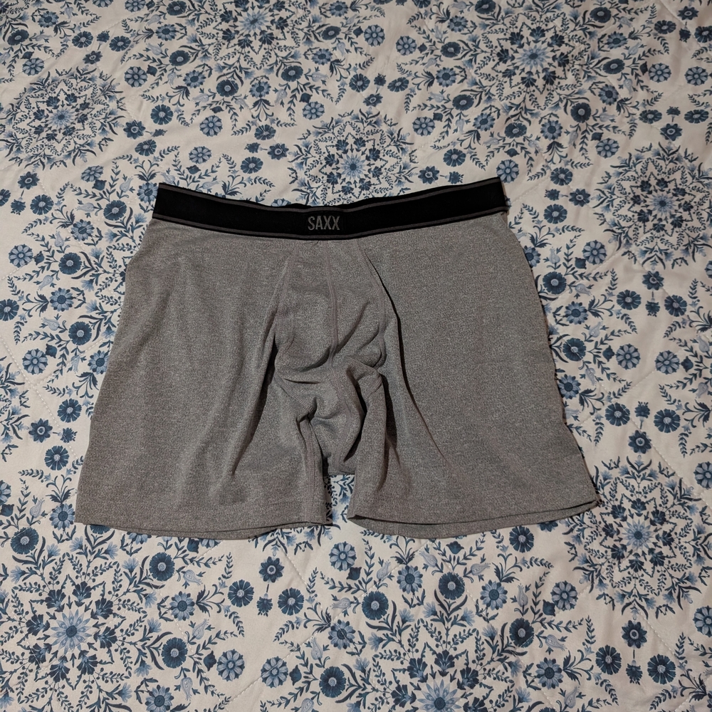 SAXX Daytripper Gray Boxer Briefs